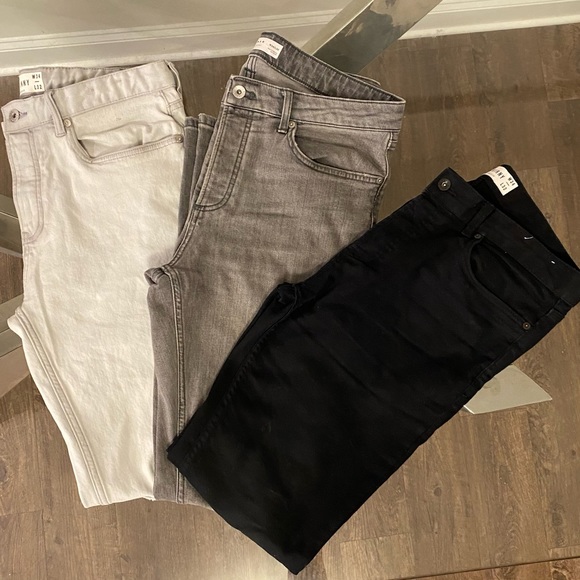 Topman jeans black, grey, light blue denim - Picture 3 of 3